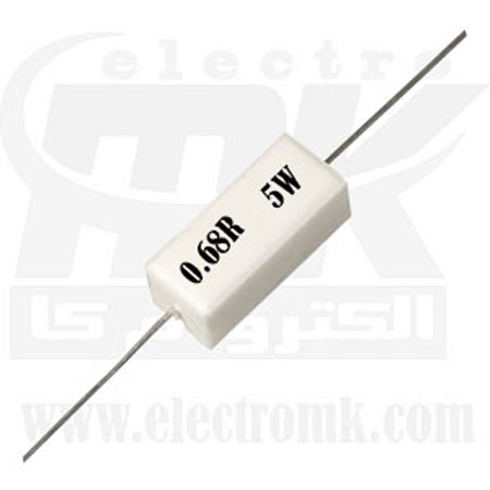 seramic resistor 5w 0.68R